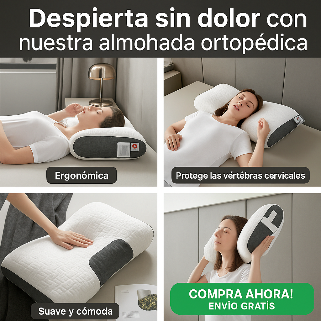 [ESSA]🚨 Oferta Limitada: 4 Almohadas Nasa ConfortPlus™ por el Precio de 1 – ¡Tu cuello lo agradecerá!